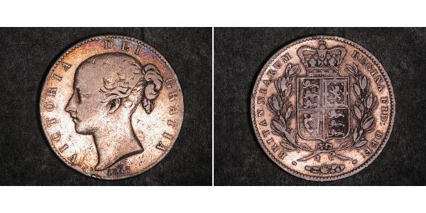 1 Crown 大不列颠及爱尔兰联合王国 (1801 - 1922) 銀 维多利亚 (英国君主)