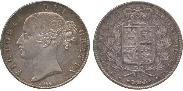 1 Crown 大不列颠及爱尔兰联合王国 (1801 - 1922) 銀 维多利亚 (英国君主)