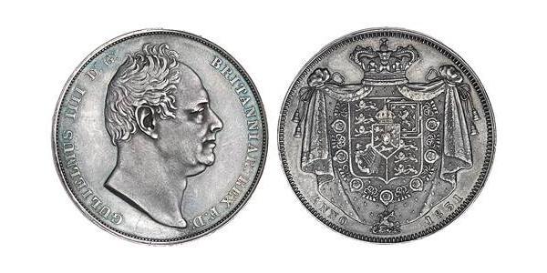 1 Crown 大不列颠及爱尔兰联合王国 (1801 - 1922) 銀 威廉四世 (英國)