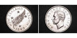 1 Crown 新西兰 銀 乔治六世 (1895-1952)