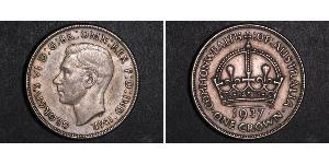 1 Crown 澳大利亚 銀 乔治六世 (1895-1952)