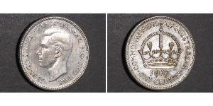 1 Crown 澳大利亚 銀 乔治六世 (1895-1952)