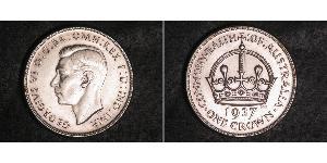 1 Crown 澳大利亚 銀 乔治六世 (1895-1952)