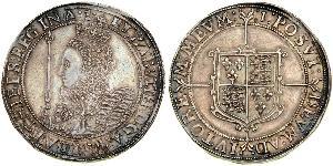 1 Crown 英格兰王国 銀 Elizabeth I (1533-1603)