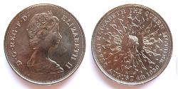 1 Crown United Kingdom (1922-) 镍/銅 伊丽莎白二世 (1926-2022)