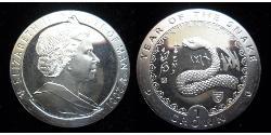 1 Crown 曼島 镍/銅 伊丽莎白二世 (1926-2022)