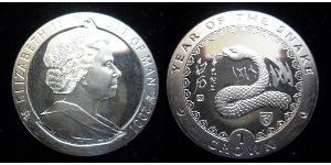 1 Crown 曼島 銅/镍 伊丽莎白二世 (1926-2022)
