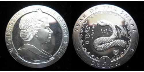1 Crown 曼島 銅/镍 伊丽莎白二世 (1926-2022)