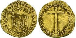 1 Cruzado  Regno del Portogallo (1139-1910) Oro John III of Portugal (1502-1557)