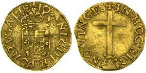 1 Cruzado  Regno del Portogallo (1139-1910) Oro John III of Portugal (1502-1557)