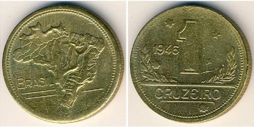 1 Cruzeiro Brasile Alluminio/Bronzo 