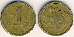 1 Cruzeiro Brasil Latón 
