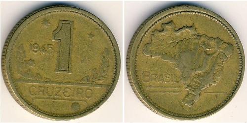 1 Cruzeiro Brasil Latón 