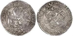 1 Daalder Royaume de Hollande (1806 - 1810) / Royaume des Pays-Bas (1815 - ) Argent 