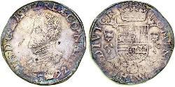 1 Daalder Provincias Unidas de los Países Bajos (1581 - 1795) Plata Felipe II de España (1527-1598)