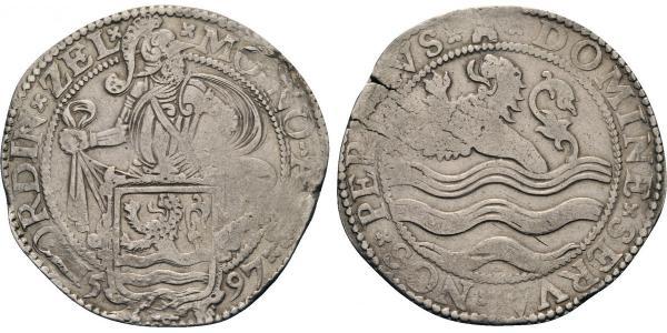 1 Daalder Provincias Unidas de los Países Bajos (1581 - 1795) Plata 