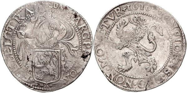 1 Daalder Reino de Holanda (1806 - 1810) / Reino de los Países Bajos (1815 - ) Plata 
