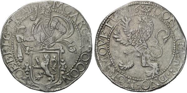 1 Daalder Reino de Holanda (1806 - 1810) / Reino de los Países Bajos (1815 - ) Plata 