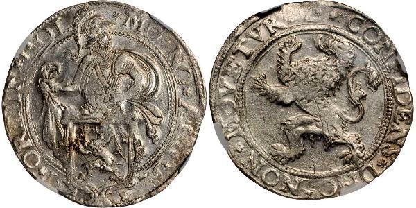 1 Daalder Reino de Holanda (1806 - 1810) / Reino de los Países Bajos (1815 - ) Plata 