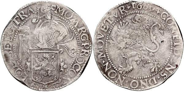 1 Daalder Reino de Holanda (1806 - 1810) / Reino de los Países Bajos (1815 - ) Plata 