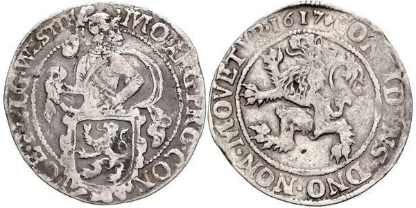 1 Daalder Reino de Holanda (1806 - 1810) / Reino de los Países Bajos (1815 - ) Plata 