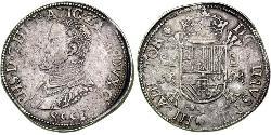 1 Daalder Reino de los Países Bajos (1815 - ) Plata Felipe II de España (1527-1598)