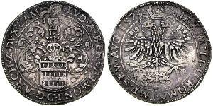 1 Daalder Kingdom of the Netherlands (1815 - ) Silver Maximilian II, Holy Roman Emperor (1527- 1576)