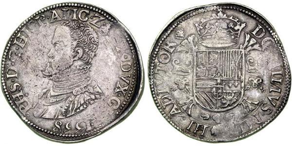 1 Daalder Kingdom of the Netherlands (1815 - ) Silver Philip II of Spain (1527-1598)