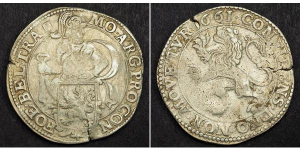 1 Daalder Kingdom of the Netherlands (1815 - ) / Kingdom of Holland (1806 - 1810) Silver 