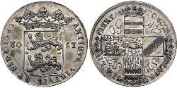 1 Daalder Республика Соединённых провинций (1581 - 1795) Серебро 