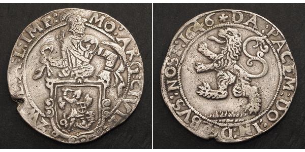 1 Daalder Королівство Голландія (1806 - 1810) / Королівство Нідерланди (1815 - ) Срібло 