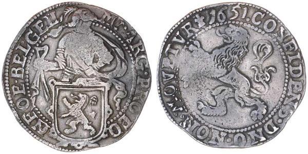 1 Daalder Королівство Голландія (1806 - 1810) / Королівство Нідерланди (1815 - ) Срібло 