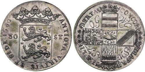 1 Daalder 荷蘭共和國 (1581 - 1795) 銀 