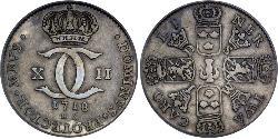 1 Daler Svezia Argento 
