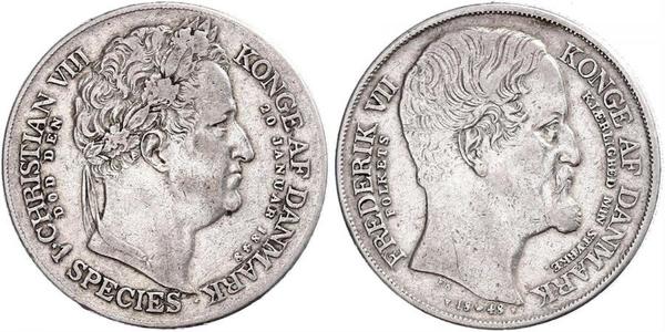 1 Daler Dinamarca Plata 