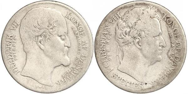 1 Daler Dinamarca Plata 