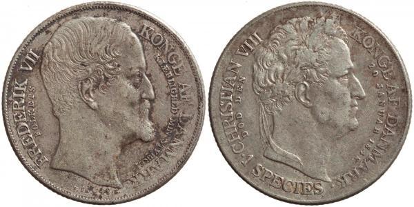 1 Daler Denmark Silver 