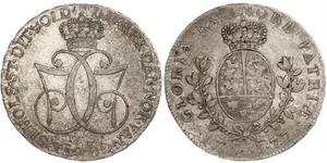 1 Daler / 1 Speciedaler Norvège Argent Christian VII de Danemark (1749 - 1808)