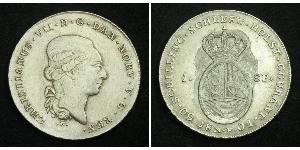 1 Daler / 1 Speciedaler Dänemark-Norwegen (1536-1814) Silber Christian VIII. von Dänemark (1786 - 1848)