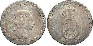 1 Daler / 1 Speciedaler Denmark-Norway (1536-1814) Silver Christian VIII of Denmark (1786 - 1848)