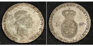 1 Daler / 1 Speciedaler Denmark-Norway (1536-1814) Silver Christian VIII of Denmark (1786 - 1848)