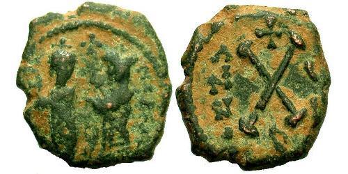 1 Decanummium Imperio bizantino (330-1453) Bronce Phocas(?-610)