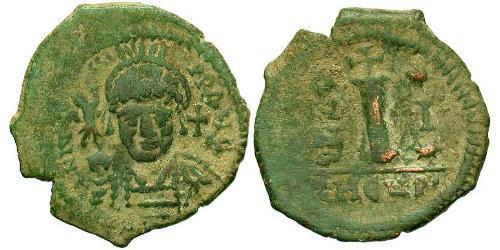1 Decanummium Byzantinisches Reich (330-1453) Bronze Justin II (520-578)