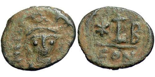 1 Decanummium 拜占庭帝国 青铜 Maurice Tiberius (539-602)