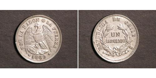 1 Decimo Chile Plata 