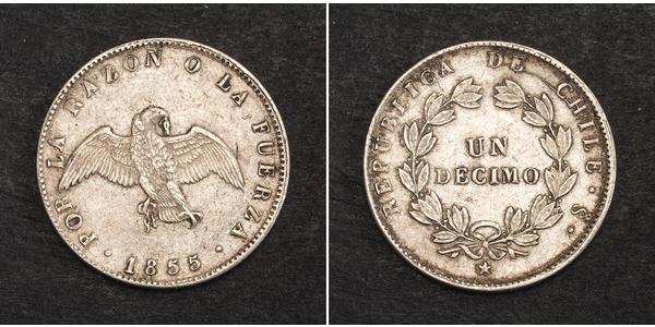 1 Decimo Chile Plata 