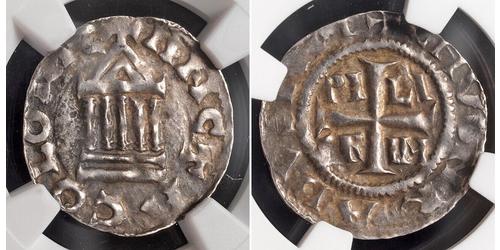 1  Denar Sacro Imperio Romano (962-1806) Plata 