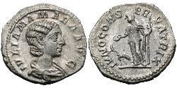 1 Denario Impero romano (27BC-395) Argento Julia Avita Mamaea (180-235)