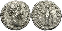 1 Denario Impero romano (27BC-395) Argento Marco Aurelio (121-180)