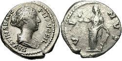 1 Denario Impero romano (27BC-395) Argento Faustina II (130-175)